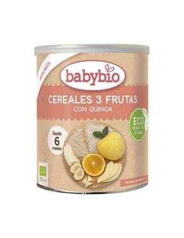 Babybio Cereales 3 Frutas Con Quinoa 220G