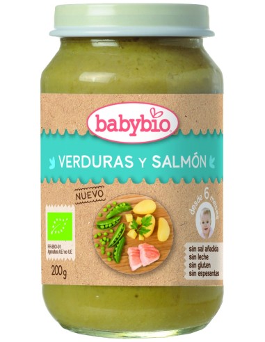 Babybio Menu Tradicion Salmon 200G