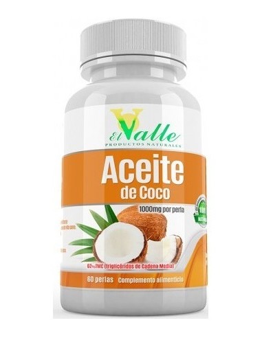 El Valle Aceite De Coco 60 Perlas