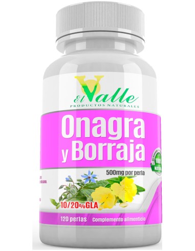 El Valle Onagra Borraja Vitamina E 120Caps