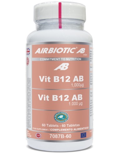 Airbiotic Vit. B12 Ab 1000 Mg 60 Tabletas