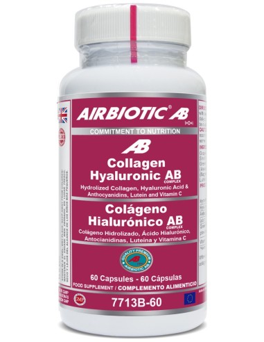 Airbiotic Colágeno Hialurónico Ab Complex 60 Cápsulas