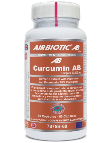 Airbiotic Cúrcuma Ab Complex 10.000 Mg 60 Cápsulas