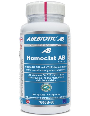 Airbiotic Homocisteína Ab Complex Con B9 60Caps