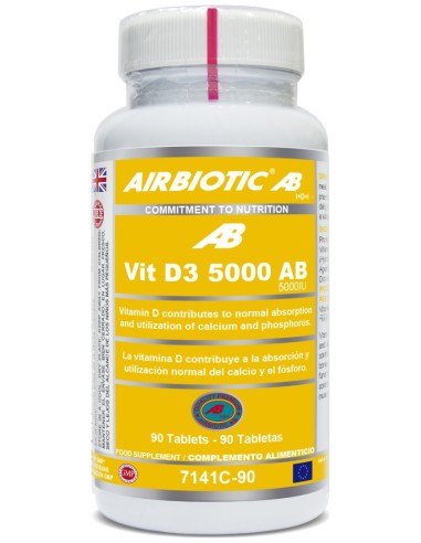 Airbiotic® Ab Vitamina D3 125Mg 90 Tabletas