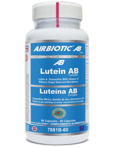 Airbiotic Lutein Ab Complex 60 Cápsulas