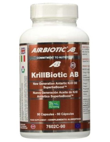 Airbiotic Krillbiotic Ab 590 Mg Ecoharvesting 90 Cápsulas