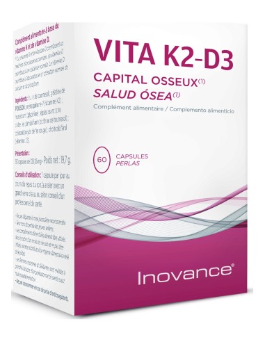 Inovance Vita K2 D3 60 Cápsulas