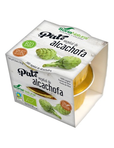 Soria Alimentacion Pate Alcachofa Bio 2 Unid