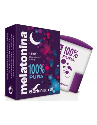 Melatonina 100 % Pura 50 Mg 90 Comp