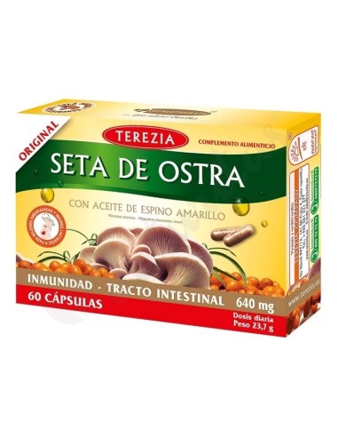 Seta De Ostra Con Aceite De Espino Amaril 60 Caps