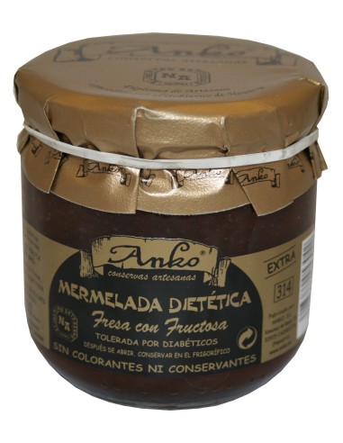 Anko Mermelada Fresa Con Fructosa Sin Azucar 320G