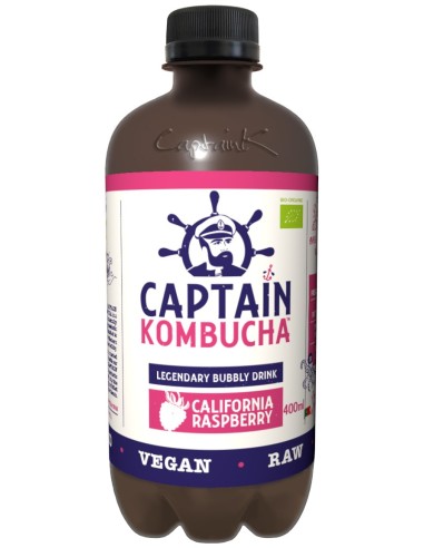 Kombucha Sabor Frambuesa Bio 400 Ml