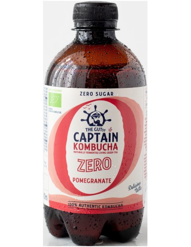 Captain Kombucha Zero Pomegranate Bio 400Ml