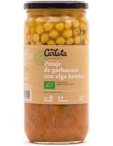 Organics Potaje De Garbanzos Con Alga