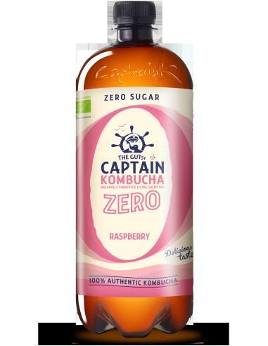 Captain Kombucha Kombucha Zero Frambuesa Bio 1000Ml