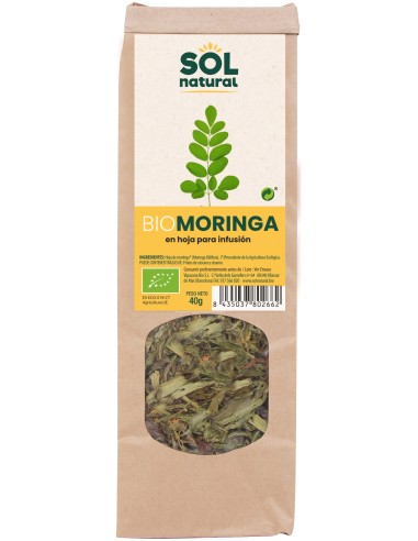 Solanatural Moringa En Hoja Para Infusion Bio 40G