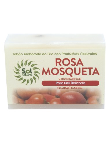 Solnatural Jabon Rosa Mosqueta Cicatrizan 100G