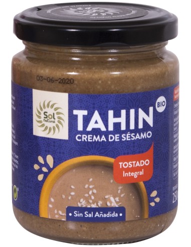 Sol Natural Tahin Tostado Pequeño Bio 250G