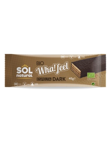 Wha Feel Snack Bañado Espelta Cacao Bio 16 X 40 G