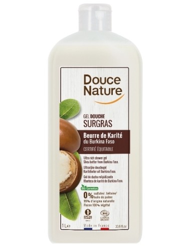 Douce Nature Gel Baño Manteca Karite Eco 1000Ml