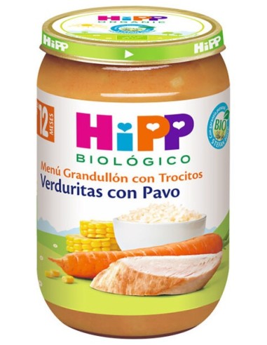 Hipp Tarrito De Verduritas Con Pavo Bio 220G