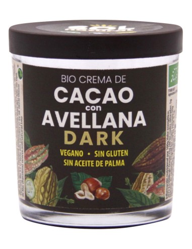 Sol Natural Crema Cacao Negro Avellanas Bio 200G