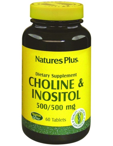 Nature'S Plus Colina & Inositol 500Mg 60Caps