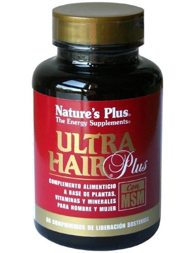 Nature'S Plus Ultra Hair Plus 1 Msm 60Caps