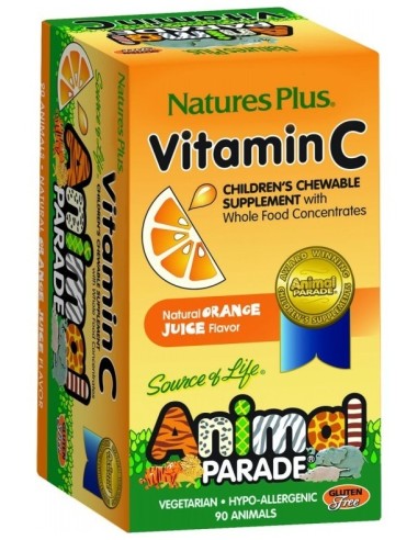 Natures Plus Animal Parade Vitamina C 90Comp