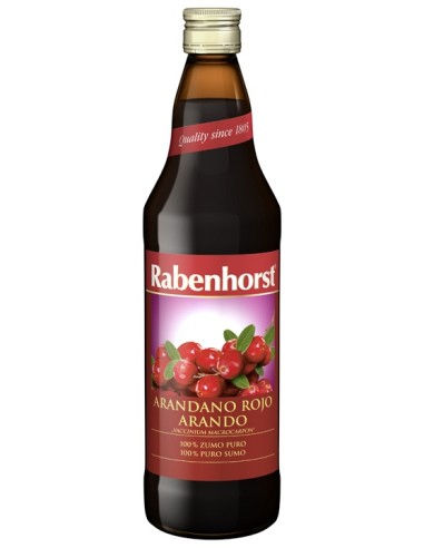 Rabenhorst Zumo De Arandano Rojo Americano 750Ml