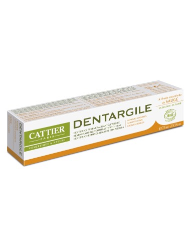 Cattier Dentargile Dentifrice Gencives Sensibles Sauge Tube 100 G