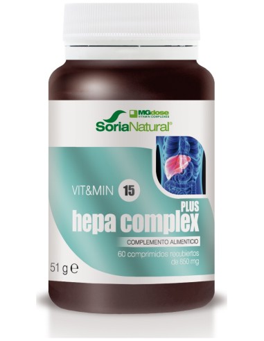 Mg Dose Soria Natural Vi&Min 15 Hepa Complex Plus 60Comp