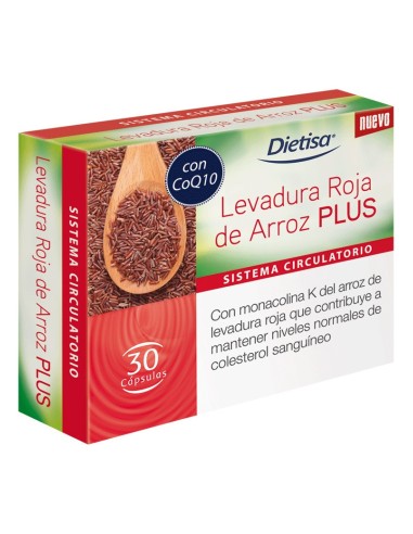 Levadura Roja De Arroz Plus 30 Caps