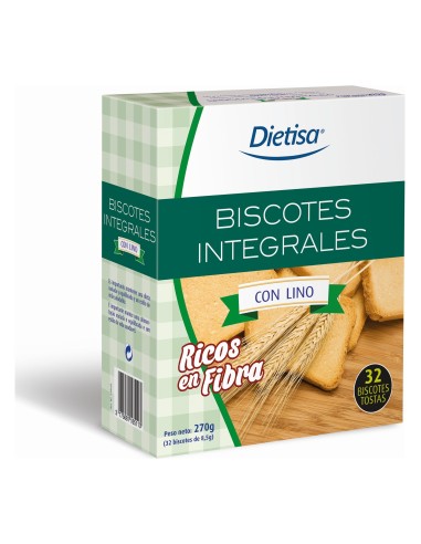 Dietisa Biscotes Con Lino Integrales 270G