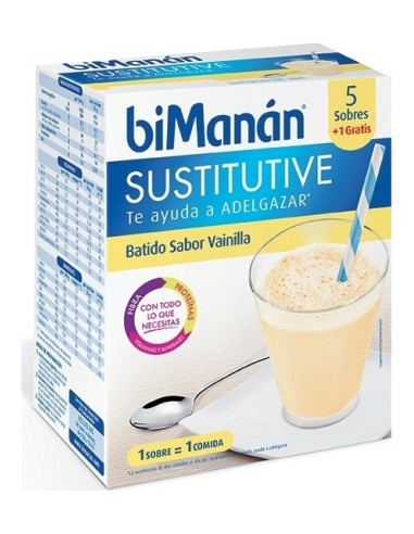 Bmn Bs Batido De Vainilla 6 Sobres