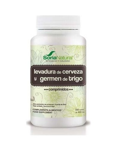 Soria Natural Germen De Trigo + Levadura De Cerveza 500Comp