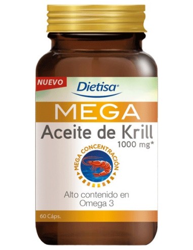 Omega 3 Mega Aceite De Krill 60 Perlas