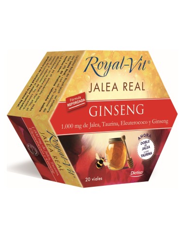 Royal Vit Jalea Real Ginseng 20 Ampollas