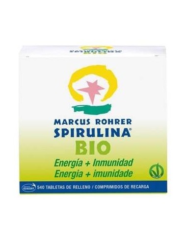 Marcus Rohrer Bio Espirulina Recarga 540Comp