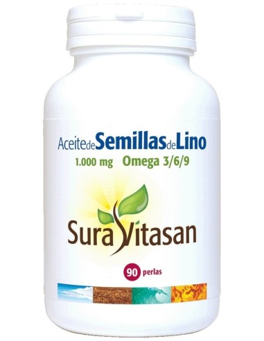 Sura Vitasan Aceite De Semillas De Lino 90 Perlas