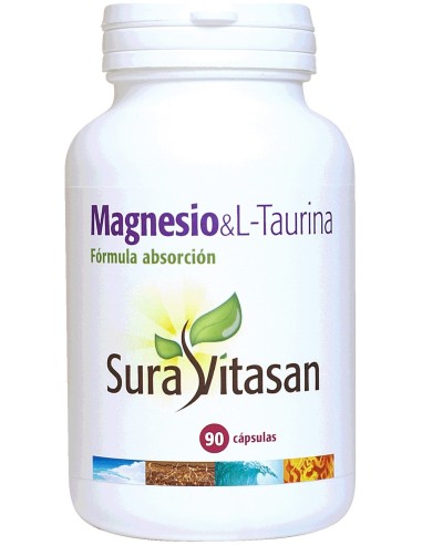 Sura Vitasan Magnesio & L-Taurina 90 Cápsulas