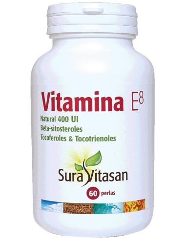 Vitamina E8 Natural 400Ui 60 Perlas