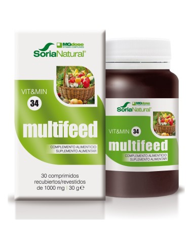 Mgdose Vit&Min 34 Multifeed 30 Comprimidos