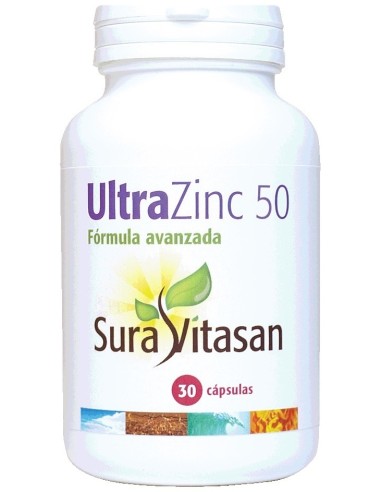 Sura Vitasan Ultra Zinc 50Mg 30 Cápsulas