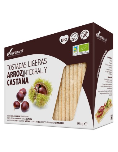 Soria Alimentacion Tostadas Ligeras Arroz Castaña Soria Nat