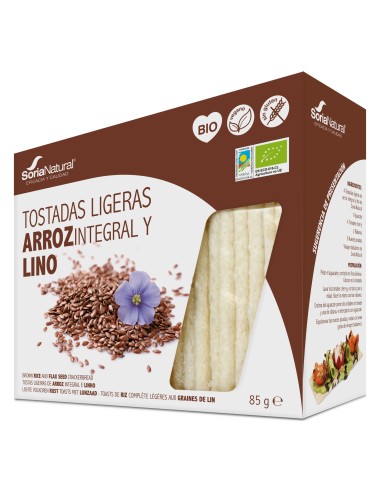 Soria Alimentacion Tostadas Ligeras Arroz Lino