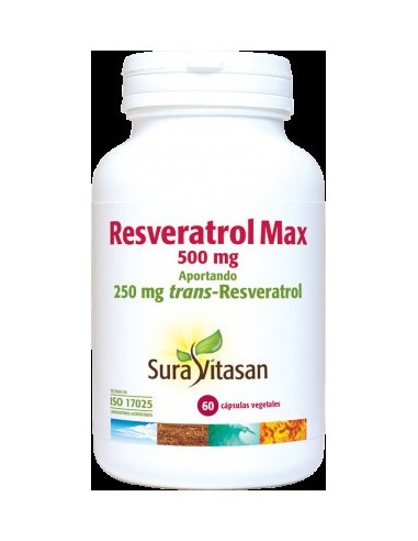 Sura Vitasan Resceratrol Max 500Mg 60Caps