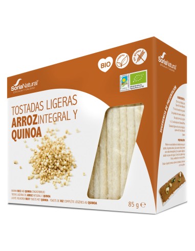 Soria Alimentacion Tostadas Ligeras Arroz Quinoa Bio