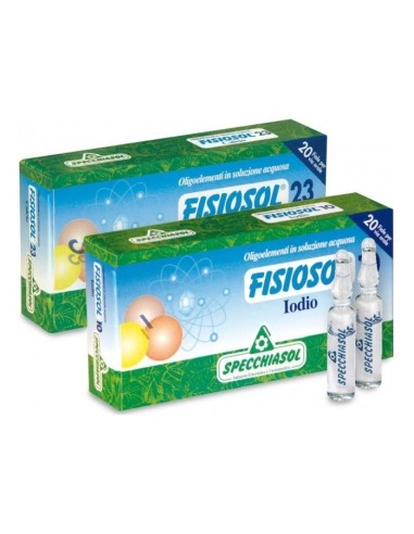 Fisiosol 10 Yodo 20 Viales